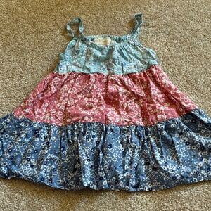 btween Blue Floral Dress